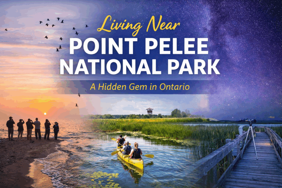 Point Pelee National Park near Leamington Ontario in Windsor Essex County
